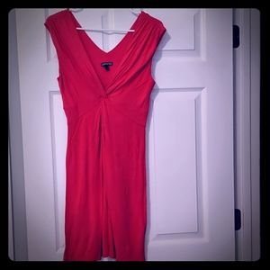 Hot pink cotton dress, Express
